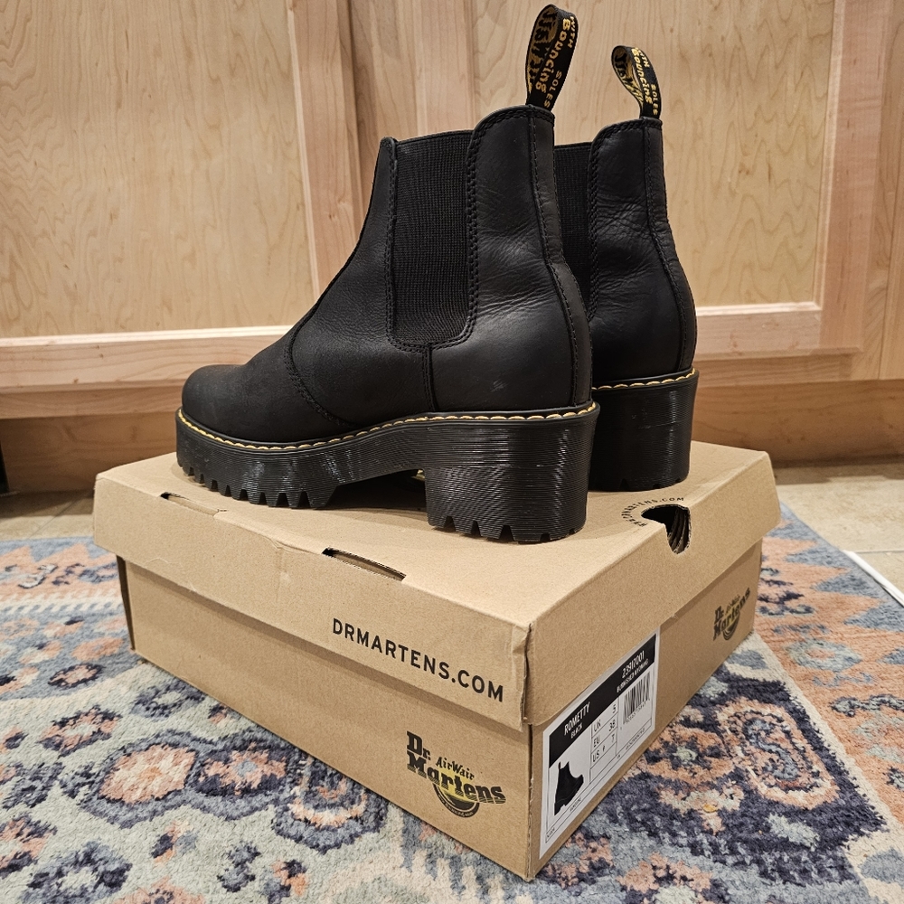 Dr Martens Rometty platform boots 1